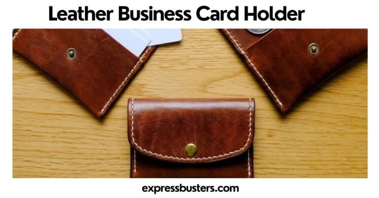 Leather Business Card Holder
