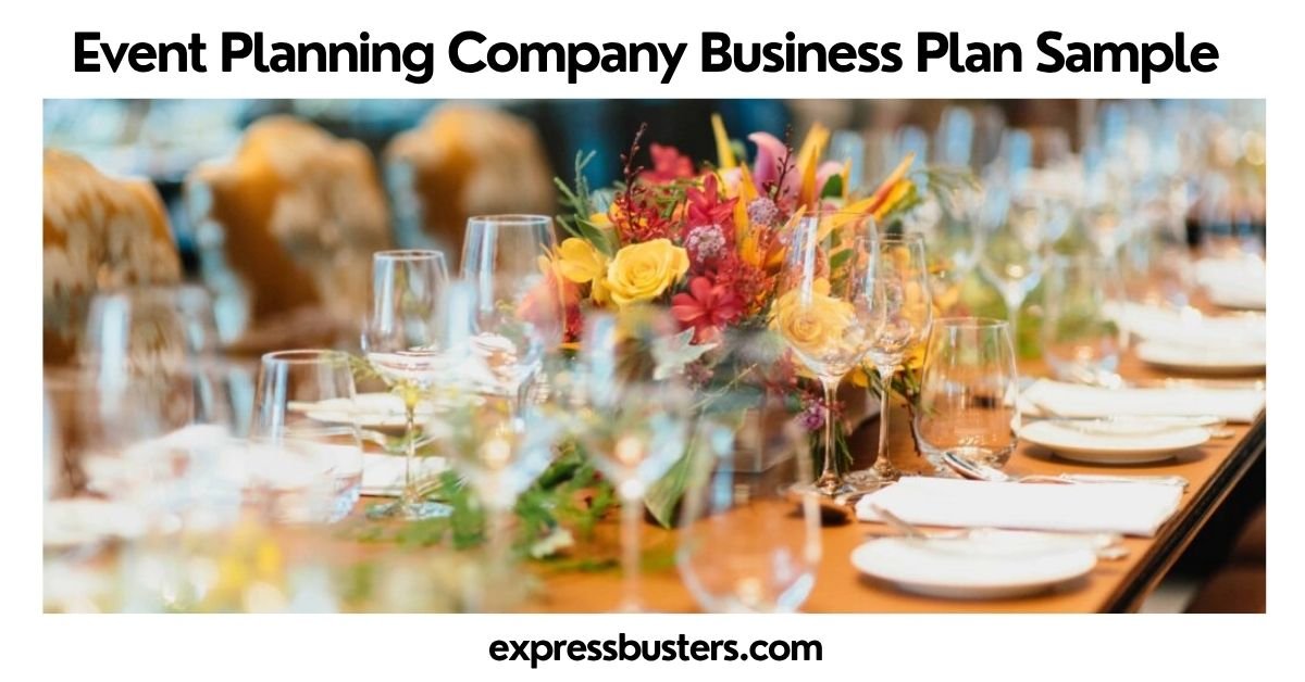 Event Planning Company Business Plan Sample